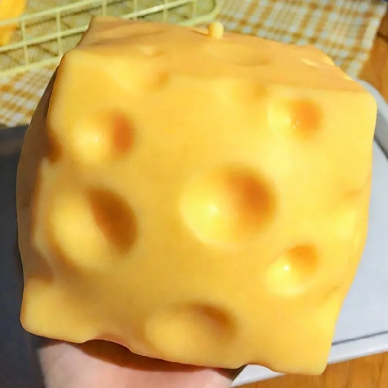 Squishy Cheese Squeeze Fidget Toy