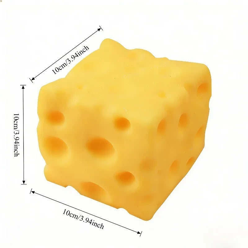 Squishy Cheese Squeeze Fidget Toy