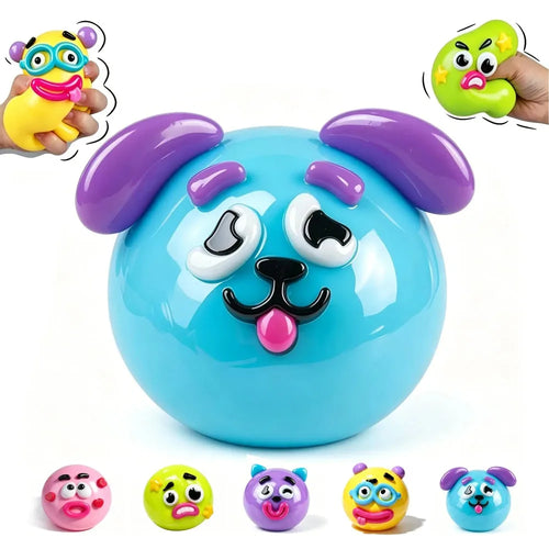 Ultra Soft Dog Face Swap Squishy